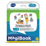 VTech - MagiBook, Livre Éducatif Enfant Niveau 2 Développe ta Créativité avec M. Crayon, Pages Illustrées et Interactives, Cadeau Garçon et Fille de 4 Ans à 7 Ans - Contenu en Français