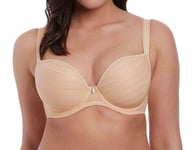Freya Deco Cameo Bra Sand Size 38DD Underwired Moulded Padded Plunge Racer 3160