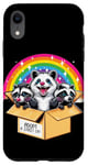 iPhone XR Adopt a Street Cat Funny Team Trash Raccoon Opossum Skunk Case