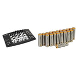 LEXIBOOK- CG1300 - Jeu d'Echec électronique Chessman Elite & Amazon Basics Lot de 20 piles alcalines Type AA 1,5 V 2875 mAh (design variable)