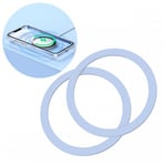 Joyroom set med magnetiska metallringar för smartphone 2 st.blå (JR-Mag-M3)