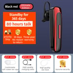 E1 TWS Écouteur bluetooth 5.0 Casque sans fil dans l'oreille Sport Casques étanches Écouteurs stéréo pour Xiaomi Huawei Apple-Noir Rouge