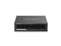 Mercusys Ms106lp, Hanterad, Fast Ethernet (10/100), Strömförsörjning Via Ethernet (Poe) Stöd, Monteringsbar På Väggen