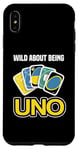 iPhone XS Max Board Game Uno Cards Wild about being uno Game Card Costume Case