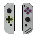eXtremeRate Classic 1989 GB DMG-01 Joy con Handheld Controller Housing (D-Pad Version) with Direction ABXY Buttons, DIY Replacement Shell Case for Nintendo Switch Joycon & Switch OLED Joy con