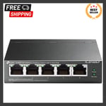 TP-Link PoE Switch 5-Port 100 Mbps, 4 PoE+ ports up to 30 W for each PoE port a