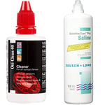 Ote Clean Cleaning Aid, White, One Size & Bausch & Lomb Sensitive Eyes Saline Solution 500ml