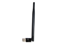 Xoro HWL 155N, Trådlös, USB, WLAN, Wi-Fi 4 (802.11n), 150 Mbit/s, Svart