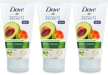 Dove Avocado Hand Cream 75ml | Moisturising | Skin Nourishment X 3