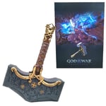 Game God of War: Ragnarok Kratos Thorhammer Mjolnir Figure Statue Toy Gift
