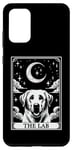 Coque pour Galaxy S20+ Carte de tarot vintage croissant de lune labrador retriever chien maman
