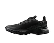 Salomon Alphacross 4 Gore-Tex Chaussures Imperméables de Trail Running pour Femme, Accroche puissante, Protection contre l’eau et les intempéries, Confort longue durée, Black, 36