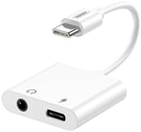 Remax USB-C to USB-C + 3,5mm Adapter - ljudadapter