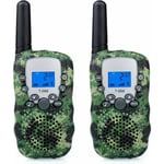 Kamouflage Walkie Talkie - Lång räckvidd 3 km, 2 st