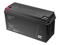 Green Cell Agm - Batteri - Bly-Syra - 150 Ah - Svart