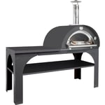 Pizza Party Vedeldad Pizzaugn 80x60 cm. Antracit