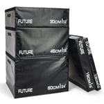 Future 3", 6", 12", 18" & 24" Soft Plyo Box Set (Commercial Gym Equipment)