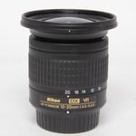Nikon Used AF-P DX Nikkor 10-20mm f/4.5-5.6G VR Ultra Wide Angle Zoom Lens
