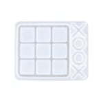 Silikonform 25×21cm Tic Tac Toe Spel Form XO Brädspel Silikonhartsform