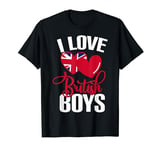 London Lovers I Love British Boys England Lovers UK Fans T-Shirt