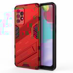 Stöttåligt Samsung Galaxy A52 5G / Samsung Galaxy A52s 5G hybridskal - Röd Röd