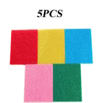 5/10pcs Scouring Pad Cleaning Cloth Dish Towel 5pcs
