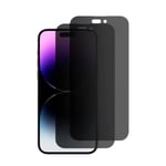 (2 - Pack ) iPhone 14/13/13Pro Skärmskydd Privacy i Härdat Glas