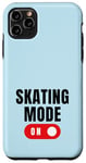 Coque pour iPhone 11 Pro Max Mode patinage sur patin à glace - Cadeau - Design graphique