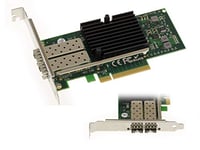 KALEA-INFORMATIQUE Carte contrôleur PCIe réseau LAN 10G SFP+ 2 Ports avec Chipset Intel JL82599ES - 10GbE Ethernet Network Adapter