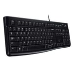 Logitech K120 Wired Keyboard Usb Low Profile Quiet Keys Oem