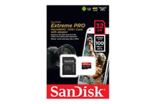 SanDisk Extreme Pro - flash-minneskort - 32 GB - microSDHC UHS-I