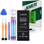 JEMESI 3500mAh Battery Compatible with iPhone 8 Plus, New 0 Cycle Ultra High Capacity Li-ion Battery with Complete Repair Tools and Installation Manual- 1 Year Warranty