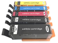 Edible Ink Cartridges 570 / 571 Canon Printer MG5750 MG5751 TS5050 TS5051