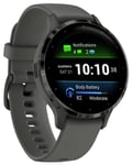 Garmin Venu 3S GPS Smart Watch - Pebble Grey/Slate Grey One Size
