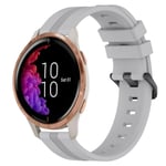 Garmin Venu Striped Klockarmband i Silikon - Grå