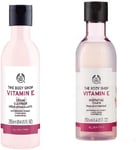 The Body Shop Vitamin E Hydrating Toner 250Ml Cream Cleanser 250Ml Moisturising