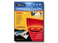 Fellowes Laminating Pouches Capture 125 micron - 75 x 105 mm lamineringsfickor