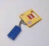 Lego Blue 4x2 Stud Brick Keyring 850152 Blue Brick - BNWT