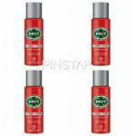 4 x 200ML  BRUT ATTRACTION TOTALE MENS DEODORANT BODY SPRAY  