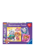 Paw Patrol Glamourous Girls 3X49P Toys Puzzles And Games Puzzles Classic Puzzles Multi/patterned Ravensburger