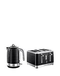 Russell Hobbs Inspire Kettle and Toaster Bundle Black