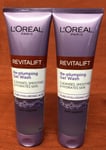 2 X L’ORÉAL Revitalift Filler Replumping Gel Face Wash Hyaluronic Acid 150ml