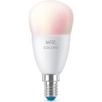 WiZ smartlampa, E14, opalglas, RGBW - alla färger och nyanser av vitt ljus, Wi-Fi, 470 lm
