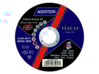 Norton Clipper Vulcan Metal Inox Pjovimo Diskas A46s-Bf-80 230 X 22,23 X 1,9 Mm (66252925436)