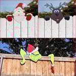 Julgrinden Tittare Trädgård Dekoration Jultomten Renen Grinch
