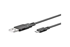 Goobay 93918 Câble Micro - USB 2.0 de recharge et de synchronisation; 1,0m, noir