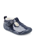 Start-Rite Baby Unisex Bubble Navy Patent Leather Pre Walker Shoes - Navy/Blue - Size S2 Extra Wide fit
