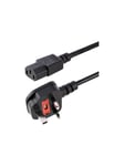 StarTech.com UK Computer Power Cable - 1 m