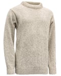 Devold Nansen Wool Sweater Grey Melange (Storlek S)