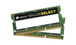 CORSAIR Value Select - DDR3L - kit - 8 Go: 2 x 4 Go - SO DIMM 204 broches - 1600 MHz / PC3-12800 - CL11 - 1.35 / 1.5 V - mémoire sans tampon - non ECC